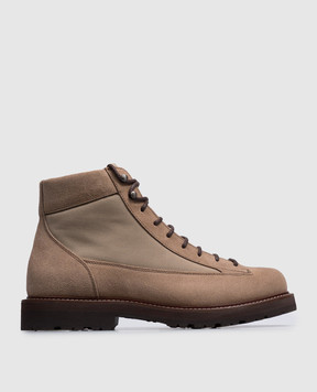 Brunello Cucinelli Brown Urban Outdoor combination boots MZUANRW668