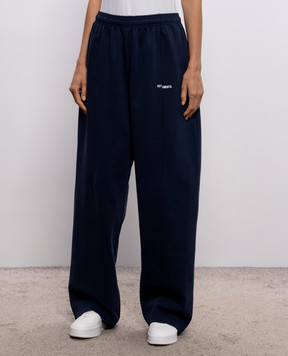Vetements Blue sweatpants MH27SP183N