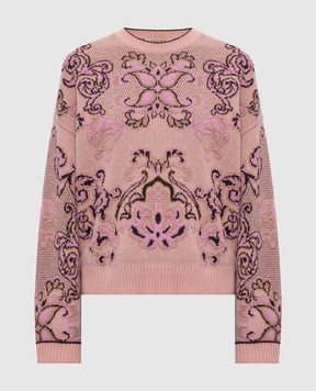 Twinset Pink sweater with wool and cashmere 262TP3483
