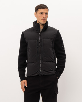 C.P. Company Black wool blend jacket MKN051A006390M