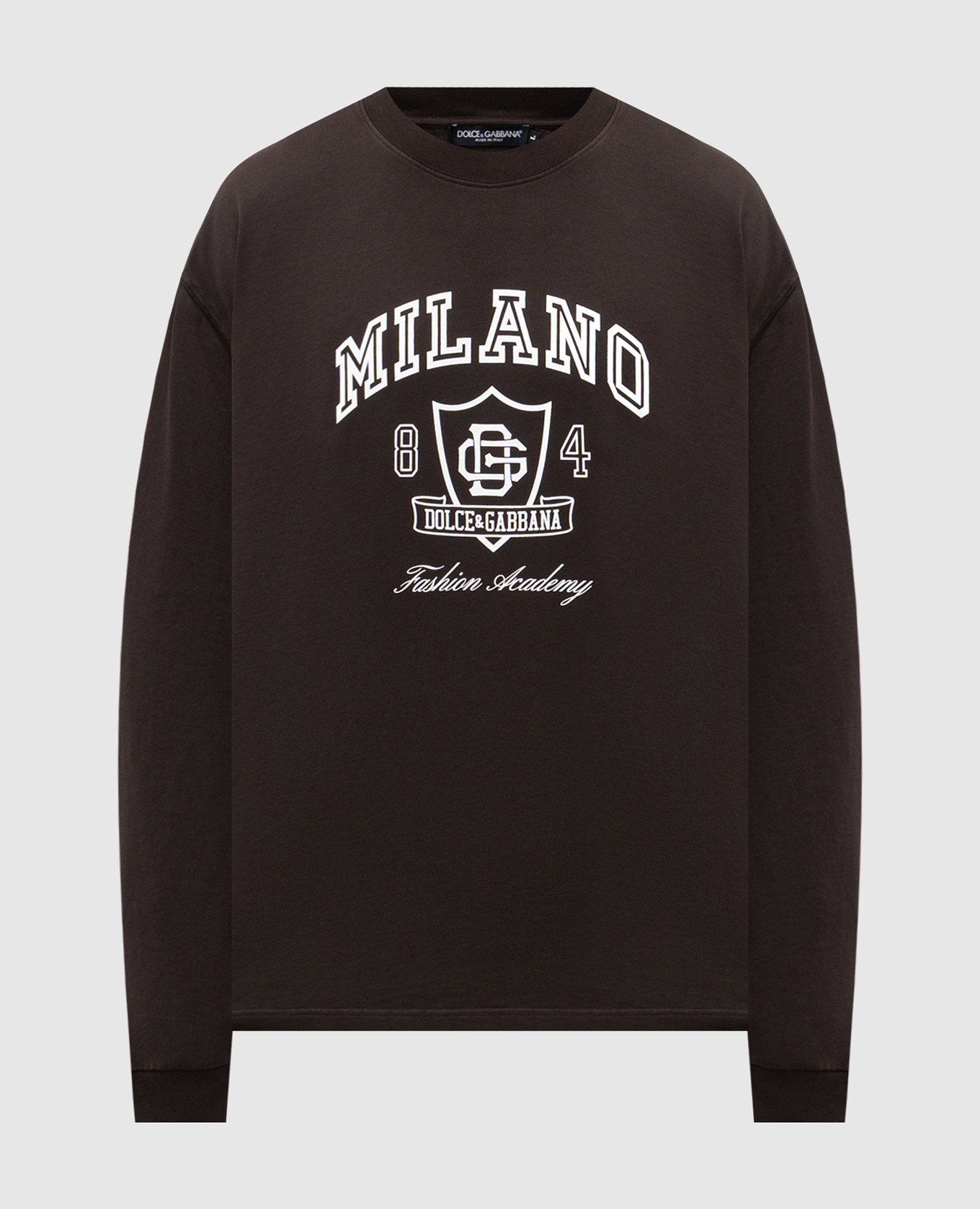 

Brown long sleeve with logo print Dolce&Gabbana