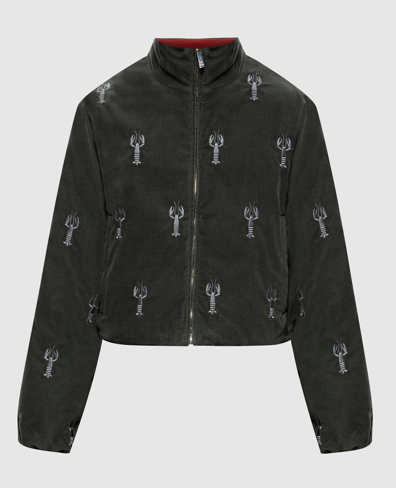 LOBSTER velvet reversible down jacket Thom Browne