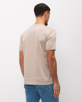 Pini Parma Beige straight-cut T-shirt TSHJERTAU