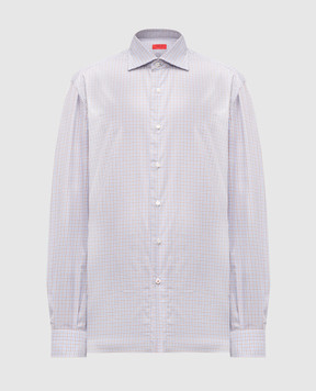 ISAIA Checkered shirt IM10TCKM496