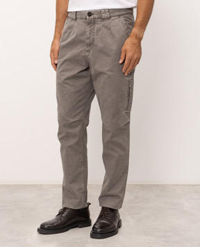 Brunello Cucinelli Gray cargo pants M225NS1060