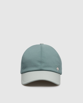 Stefano Ricci Children's green combination cap with emblem YCV61NV15EPL001H