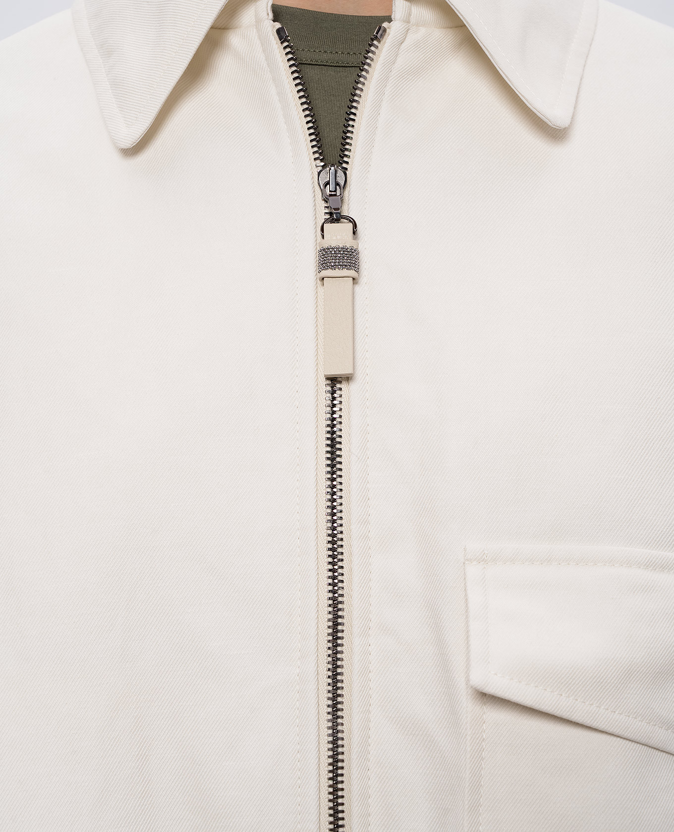 White jacket with linen Brunello Cucinelli 5