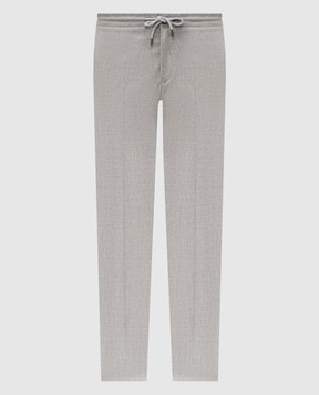 Pini Parma Gray wool pants TRALAFLLIGR