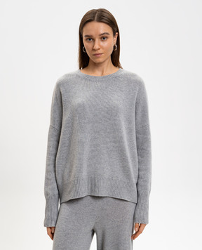 LISA YANG Mila gray cashmere jumper 201726