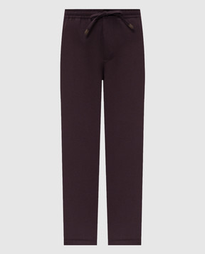 Canali Purple wool pants AN04763U97003