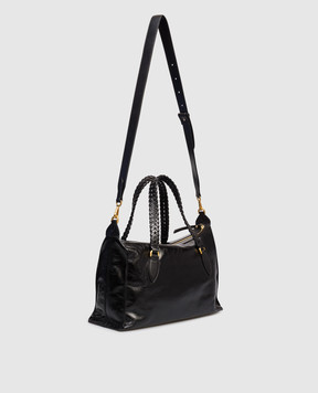 Gianni Chiarini Roxy black glossy leather bag BS11916RALPH