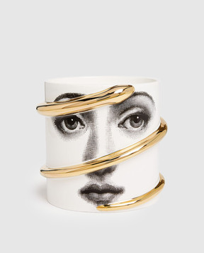 Fornasetti POCO DOPO scented candle - Peccato Originale Décor in a ceramic candle holder FPG044ZFP