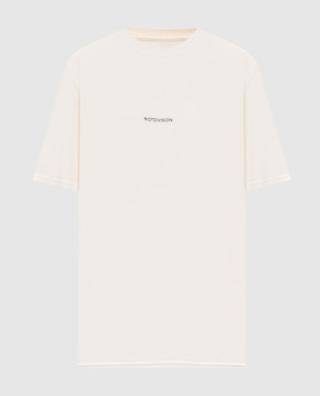 Riotdivision Beige T-shirt with logo RDBLNKTS2