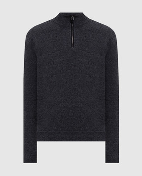 Canali Gray wool and cashmere sweater MK02547C1216