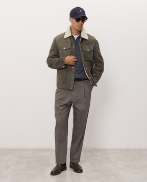 Brunello Cucinelli Blue polo M22203805