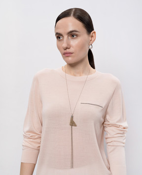 Peserico Beige chain with pendant A35509C0CC782