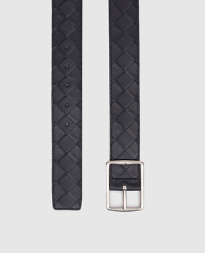 Bottega Veneta Blue leather reversible belt 855888VCPQ1