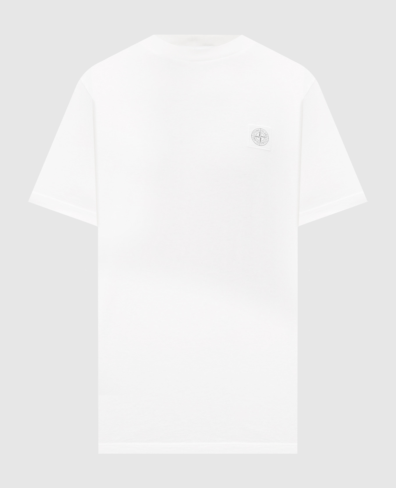 Ivory T-shirt with logo patch