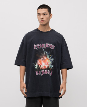Juun.j Blue T-shirt EQUILIBRE ROCK JC5742P26R