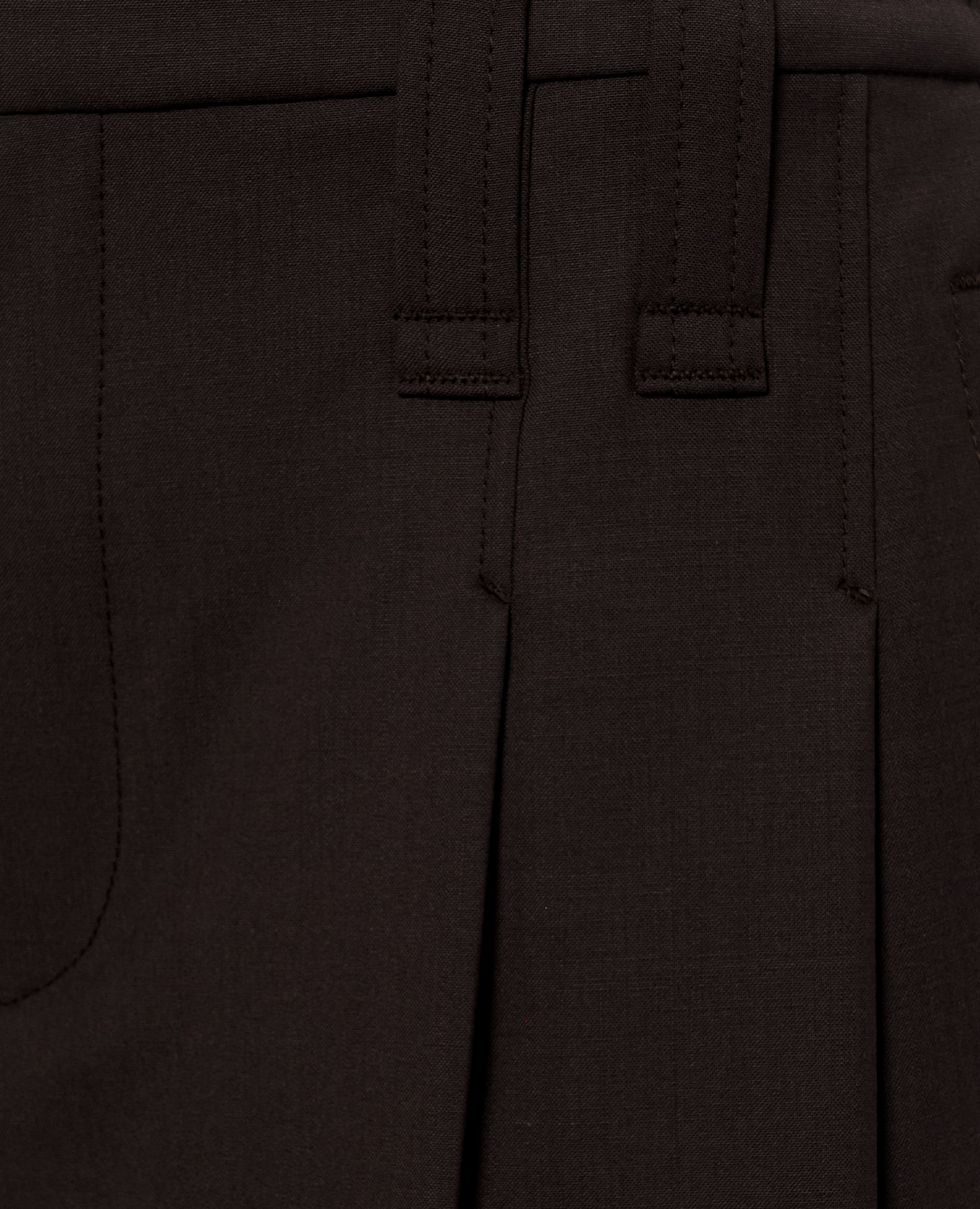 Brown shorts with wool Brunello Cucinelli 5