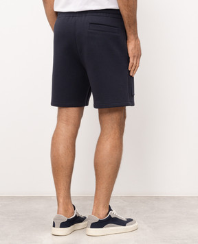 Mackage Elwood blue shorts with textured logo ELWOODR