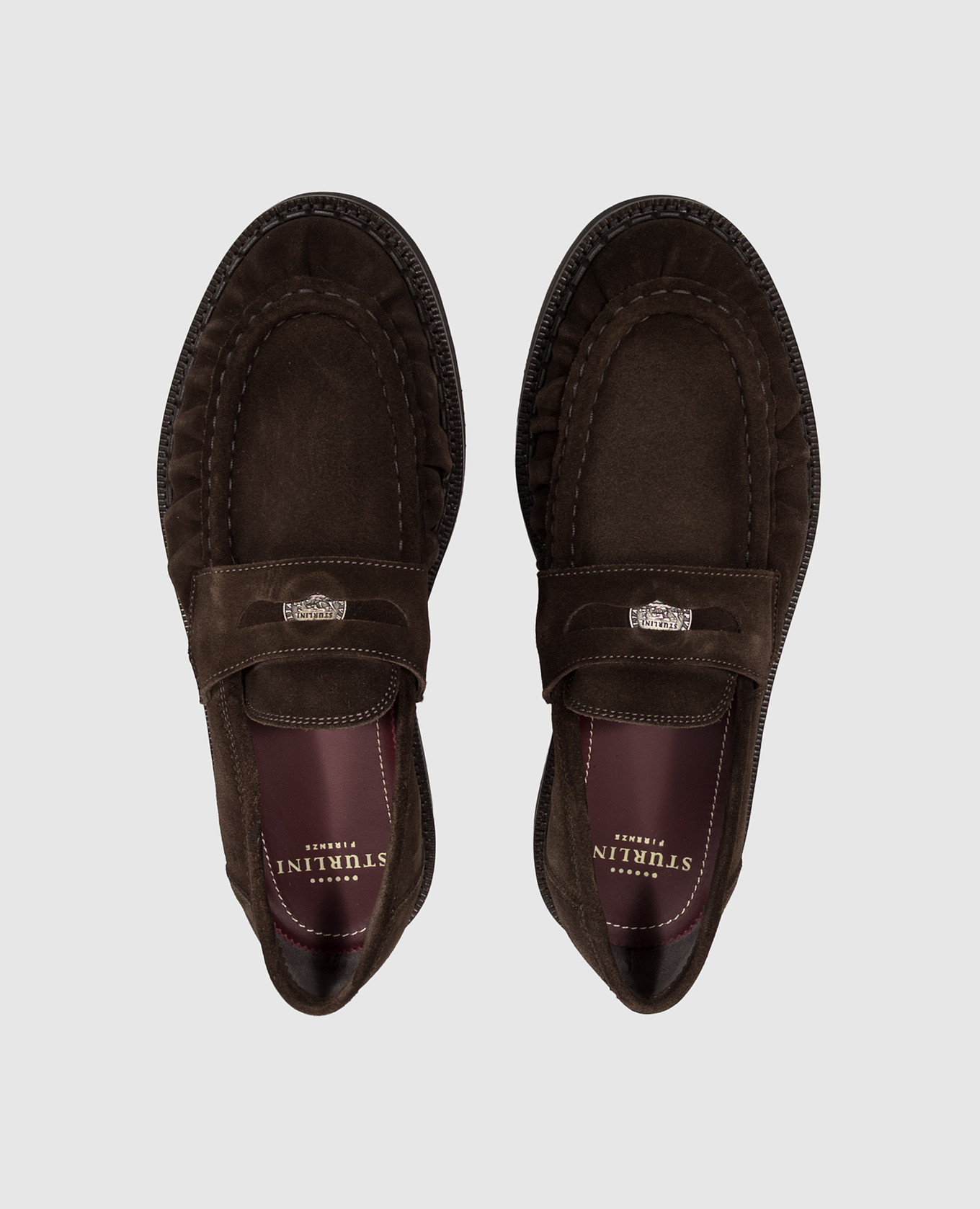 Brown suede loafers Sturlini 4
