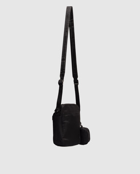 Juun.j Black bag with logo patch JC61D4P035