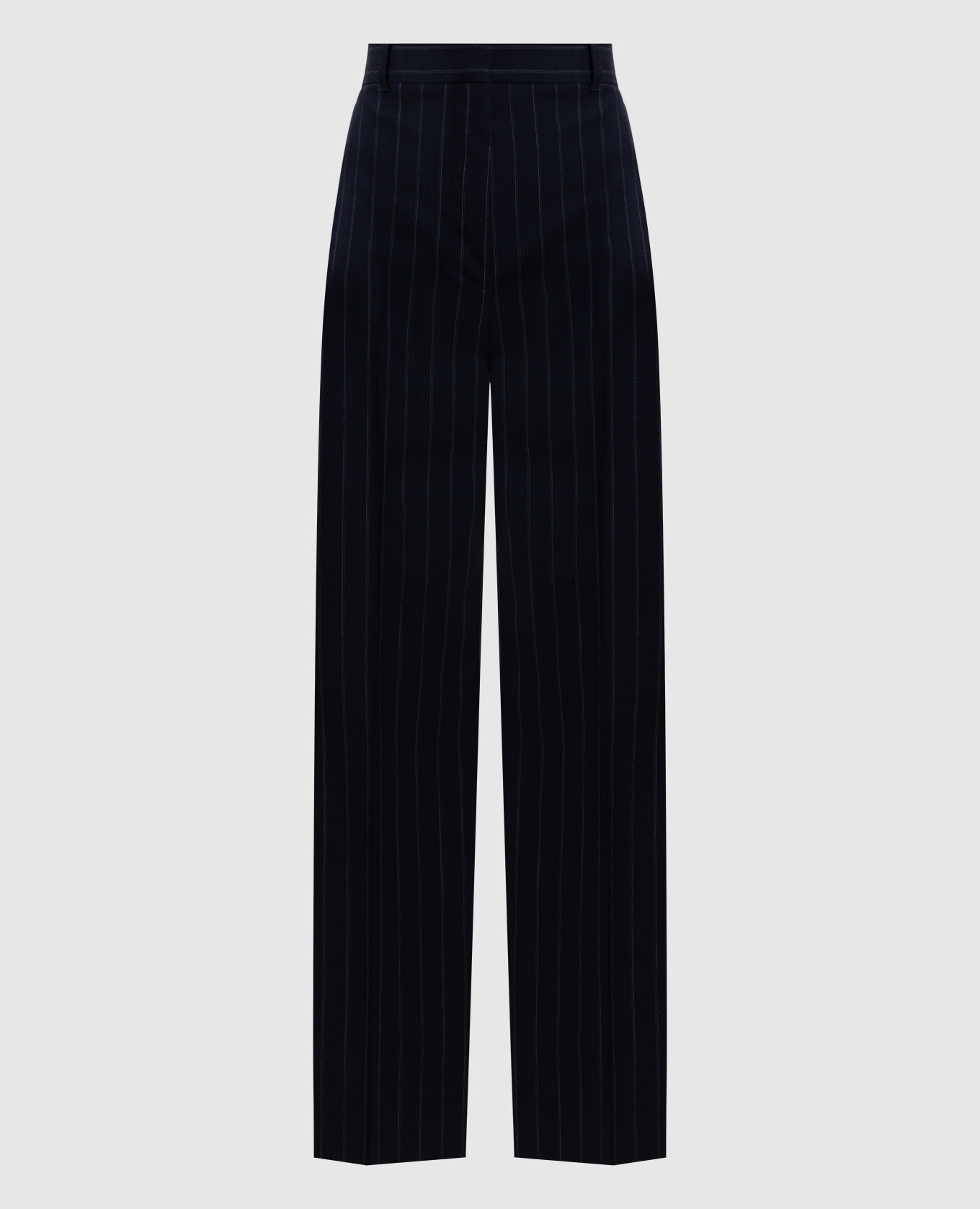 

ENFASI blue striped wool pants Max Mara