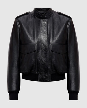 Tom Ford Black leather jacket CSL805LEX476