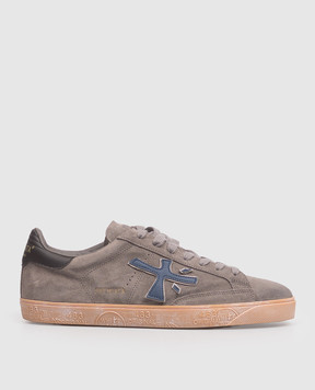 Premiata Steven grey suede sneakers STEVEN