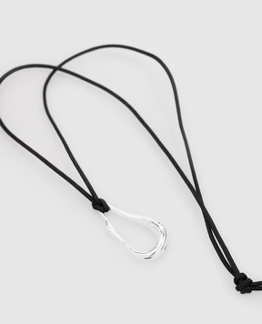 Jenny Bird Black Egret Rope Necklace JB1365HPSW
