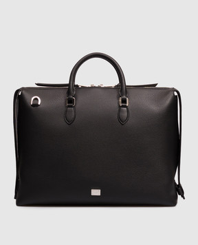 Dolce&Gabbana Vittoria black leather briefcase BM2706A0370