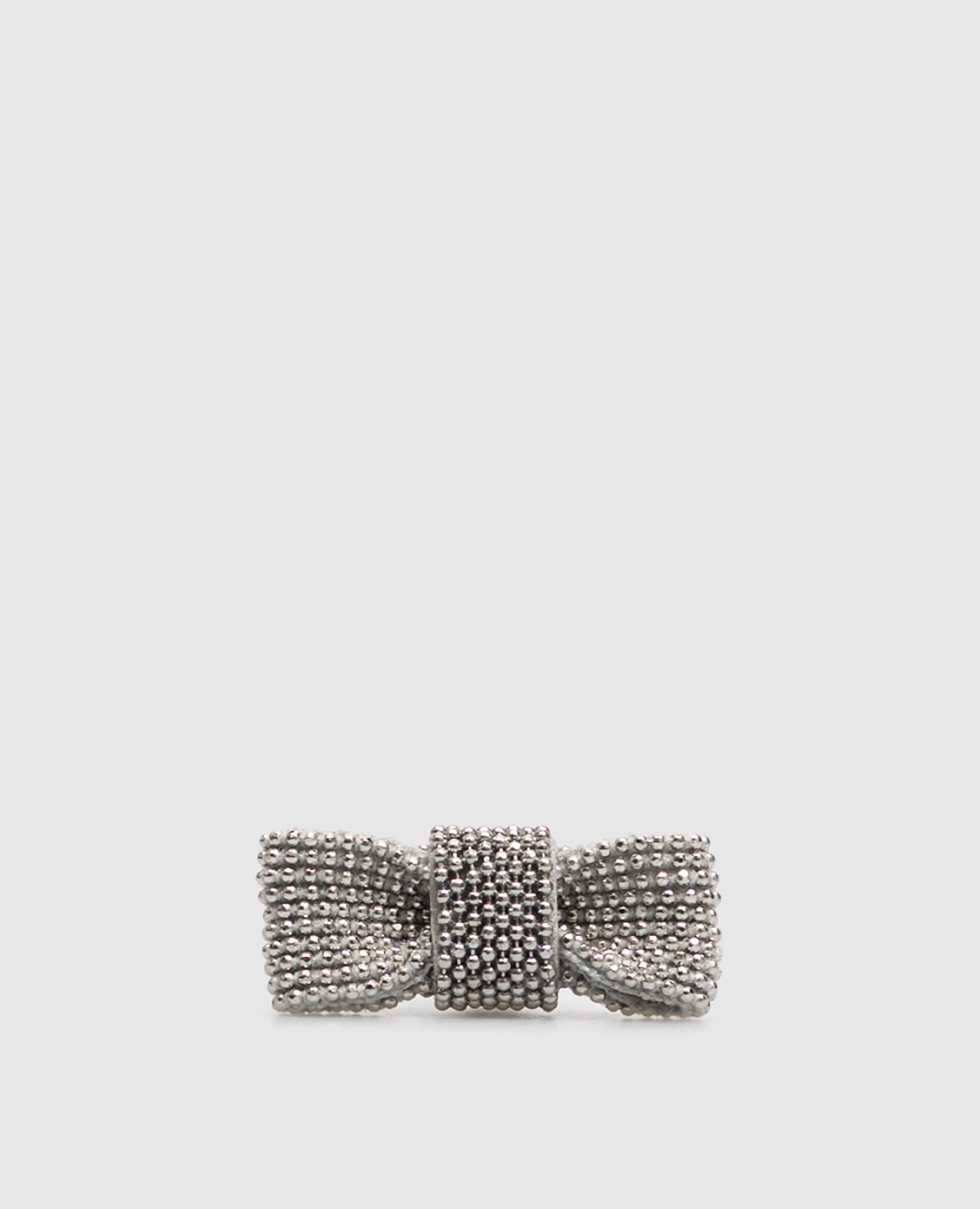 Silver pin badge with monil chain