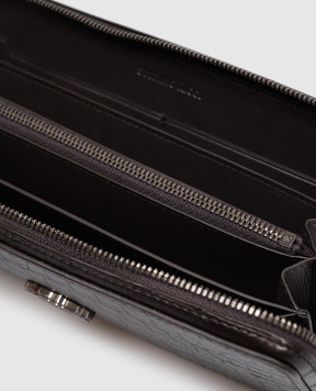 Stefano Ricci Brown crocodile leather wallet PP440GUCSVH