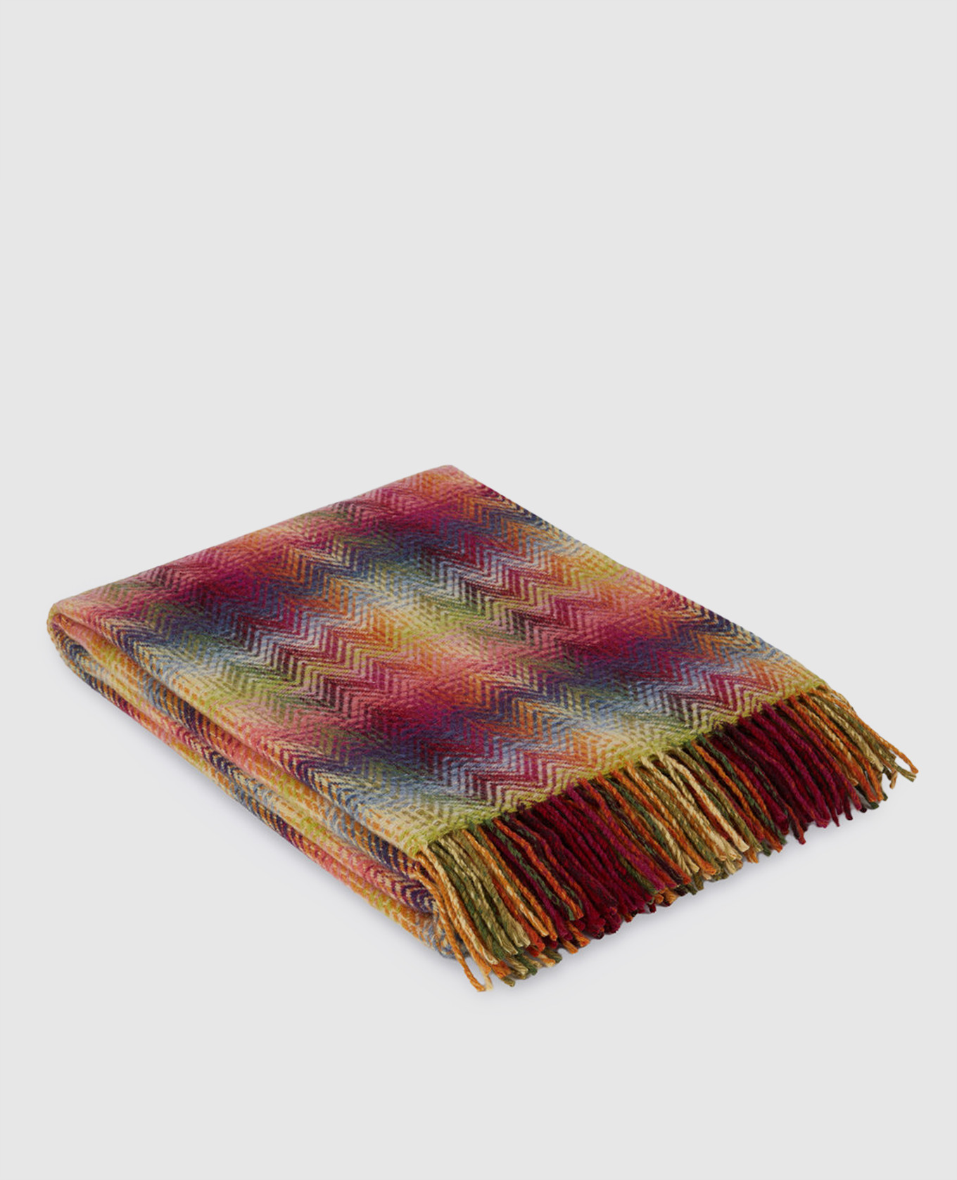 

Montgomery plaid with wool Missoni Home, Pink