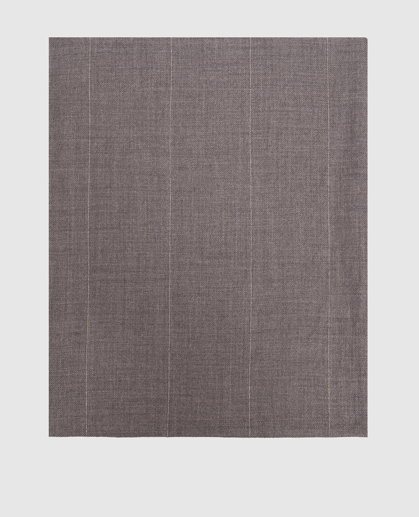 Gray wool stole