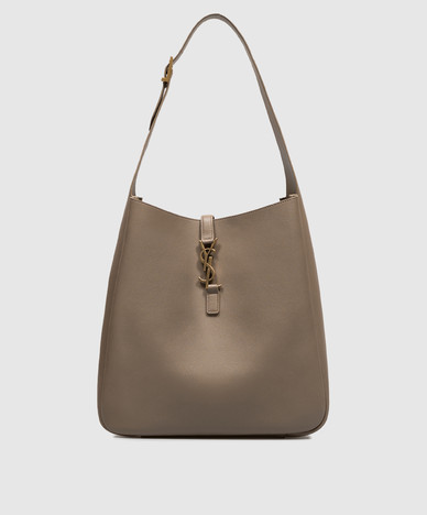 Beige leather bag LE 5À7