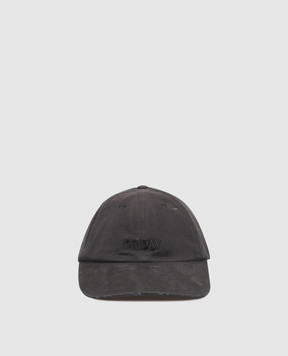 Vetements Black cap with vintage effect UE76CA326B
