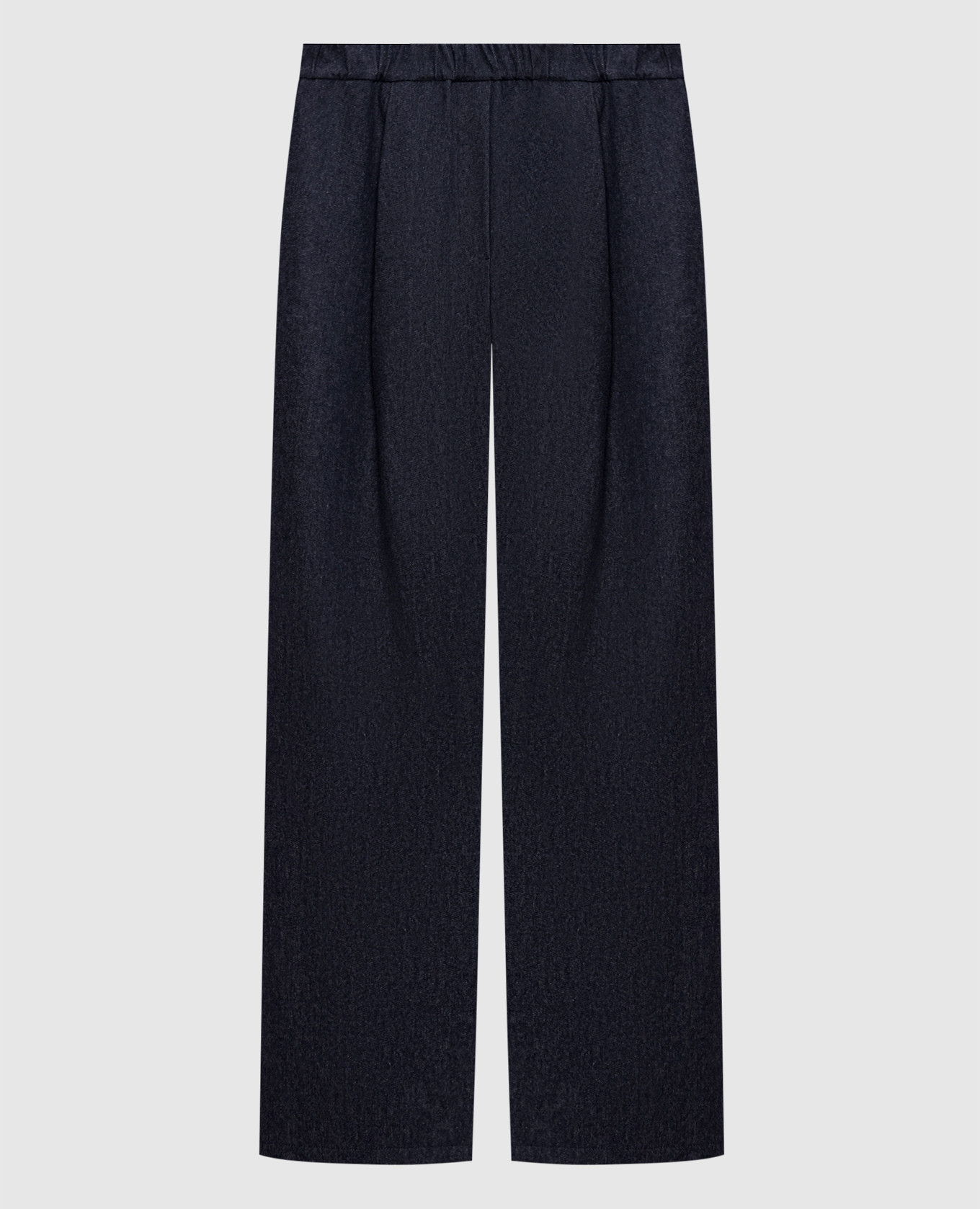 Massi blue wool pants Simonetta Ravizza