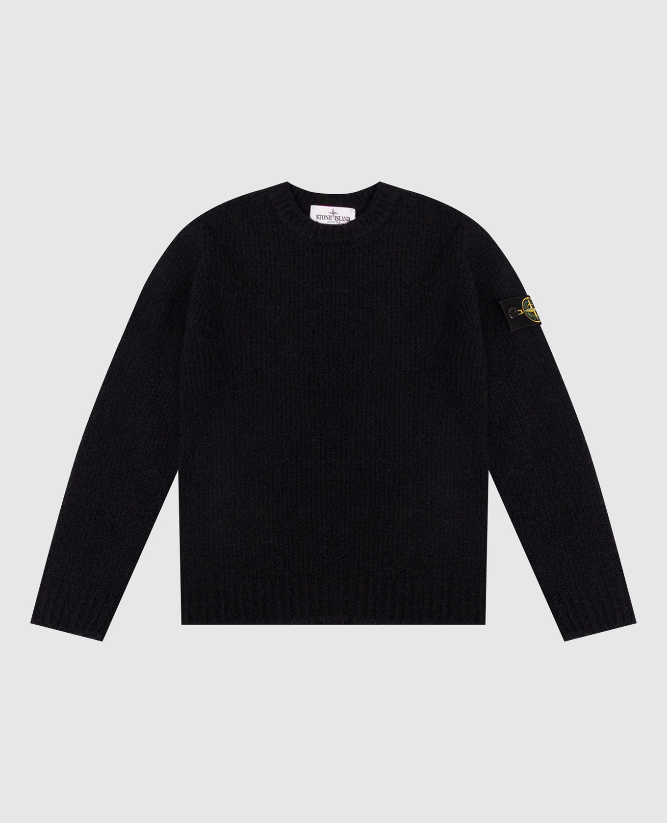 Children's navy blue wool sweater Stone Island
