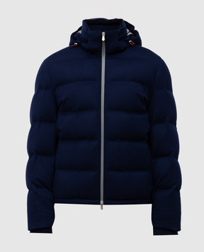 Brunello Cucinelli Blue wool down jacket MQ4631826