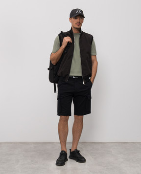 Woolrich Khaki T-shirt with logo patch CFWOKN0355MRUF0787