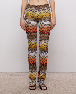 Missoni Patterned flared pants MS26SI06BR015D