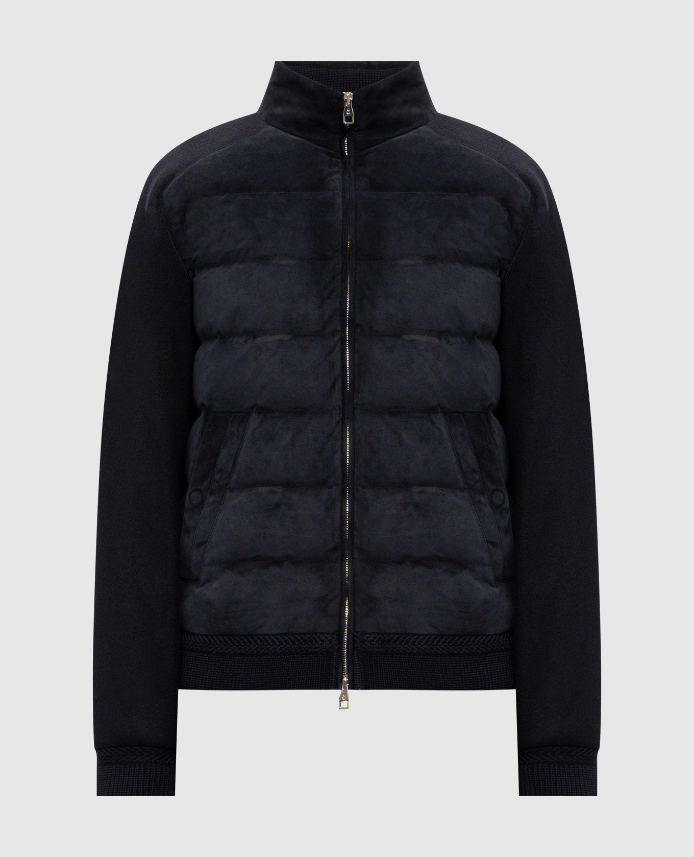 Blue down jacket Brett Johnson