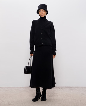 Solotre Black wool top M3AC0002