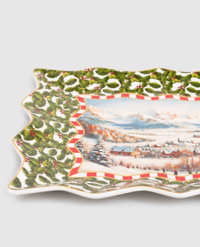 Palais Royal Christmas porcelain tray 25403