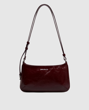 Palm Angels Burgundy leather glossy bag Giorgina PAWNN001FB001