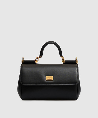 Borsa in pelle nera My Sicily