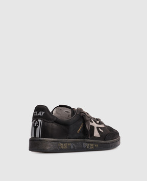 Premiata BSKTCLAY black nubuck sneakers BSKTCLAY8439