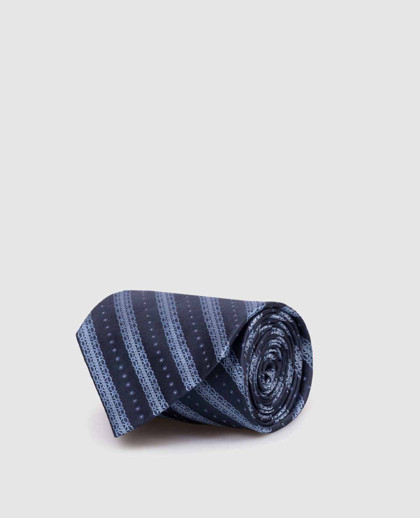 

Blue striped silk tie Stefano Ricci
